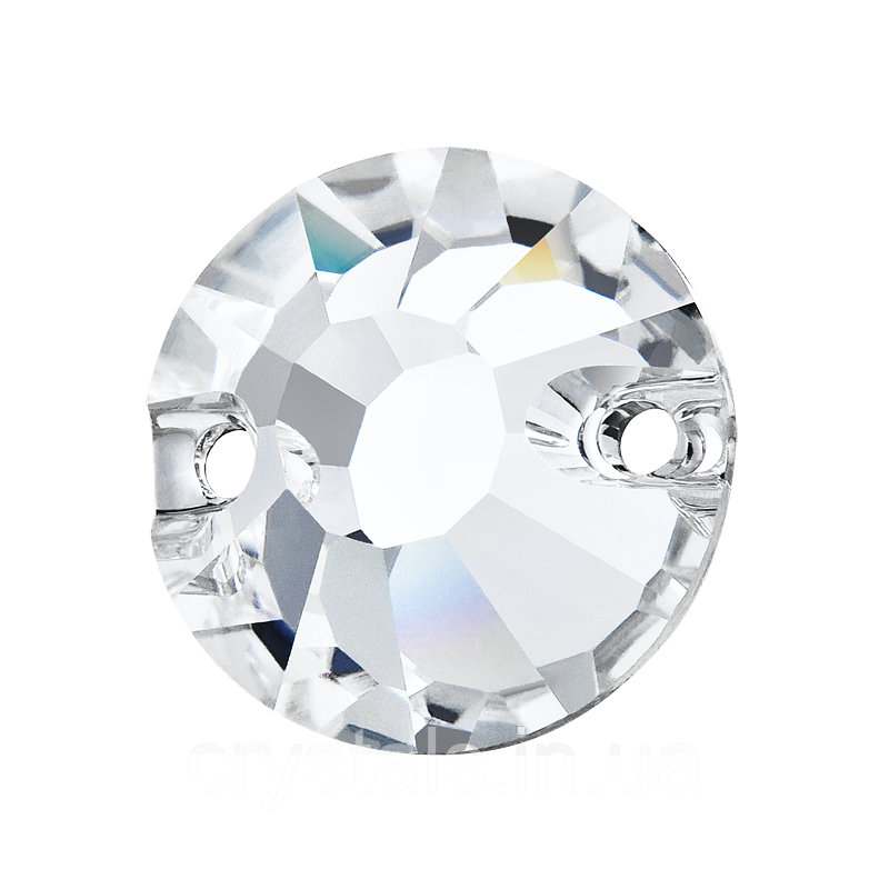 Пришивні кришталеві стрази Viva12 Preciosa (Чехія) 10 мм Crystal