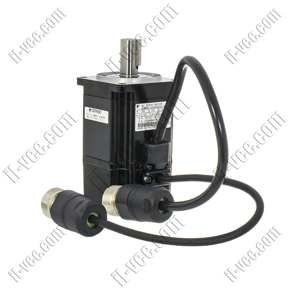Серводвигун Omron SGMAH-02AA61D-OY, 200VAC, 0.2kW