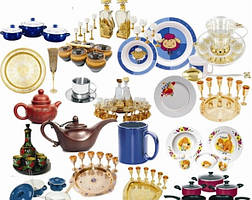 Красива посуд для кухні