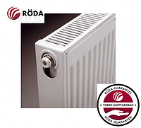 Стальной Радиатор отопления (батарея) 500x1100 тип 22 Roda (боковое подключение)
