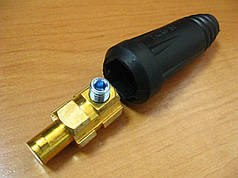 Штекер зварювального кабелю 35-50 (13 мм)