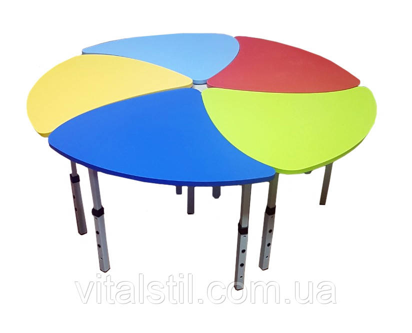 Стіл дитячий "Пелюстка" 2-4 р. гр. для початкової школи, фото 1