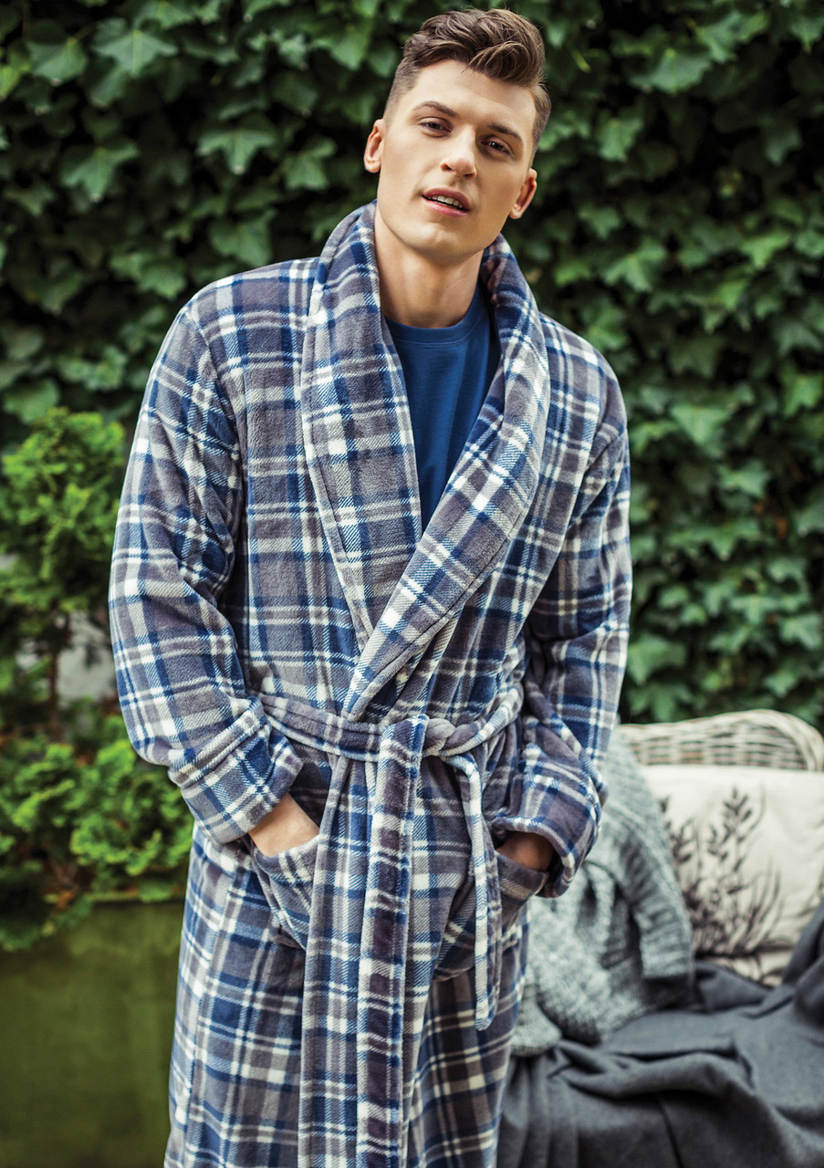Чоловічий халат для дому Key MGL-445 XL-XXL