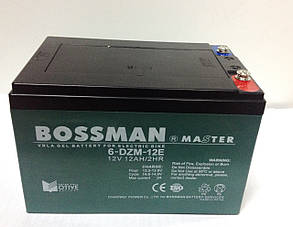Акумулятор 12 V 12 Ah Bossman-Master 6DZM12E
