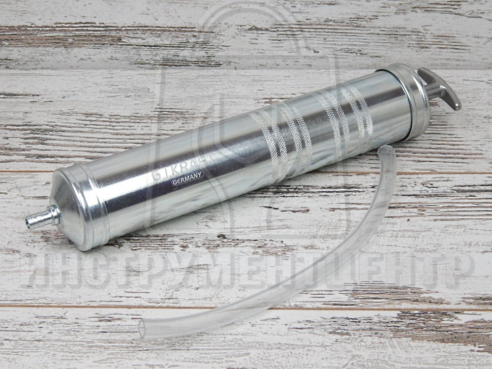 Шприц маслозаливної G. I. KRAFT K-501 500 мл (гнучкий кінцевик)