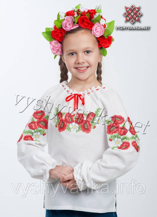 Дитяча вишиванка для дівчинки, арт. 4301