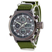 AMST 3003 Black-Black Green Wristband