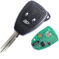 Ключ для Chrysler (Крайслер) 3 кнопки, чип Id46 (PCF7941), 433 MHz