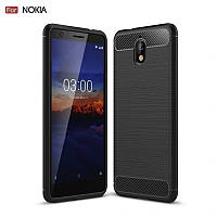 Силиконовый чехол для Nokia 3.1 Черный бампер