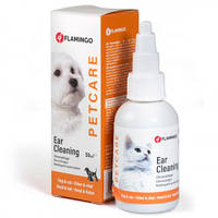 Flamingo (ФЛАМИНГО) PETCARE EAR CLEANER капли для чистки ушей собак и котов, 50 мл