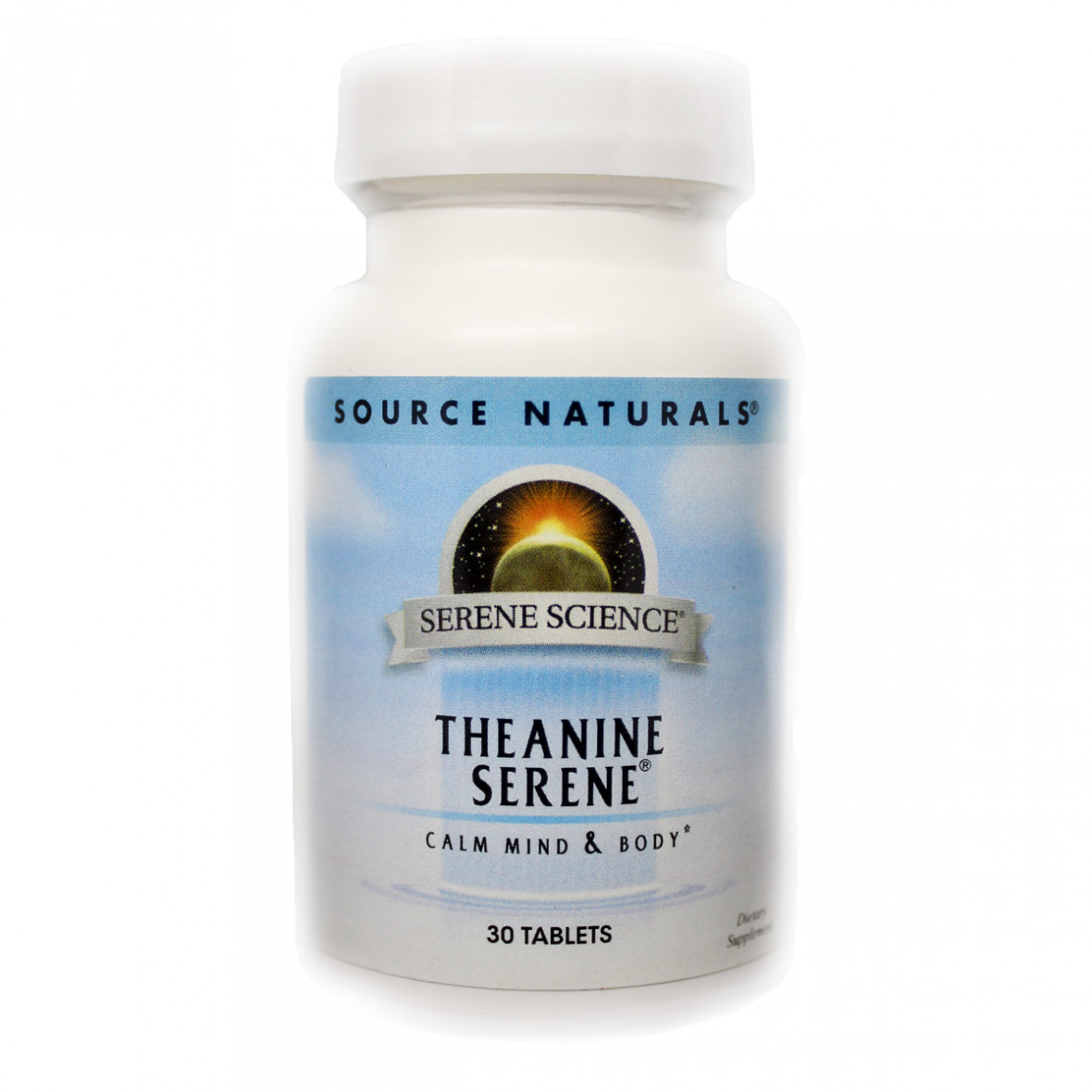 Теанін Серен, Serene Science, Source Naturals, 30 таблеток
