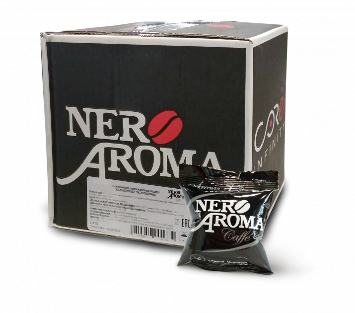 Кава в капсулах Nero Aroma Espresso 50 шт Італія для Неро Арома Еспресо Поїнт у таблетках