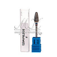 Насадка для фрезера твердосплавна, "кукурудзик", синьо-червона образотливість