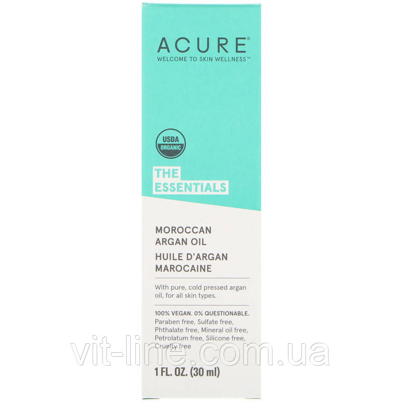 Acure The Essentials марокканська арганова олія 30 мл