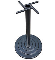 Основа опори стола Канни чавунна 460 мм, висота 1100 мм, колір чорний, для бару, кафе, ресторану, фото 4