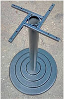 Основа опори стола Канни чавунна 460 мм, висота 1100 мм, колір чорний, для бару, кафе, ресторану, фото 8