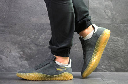 Чоловічі кросівки Adidas Kamanda,замшеві,сірі 43р, фото 2
