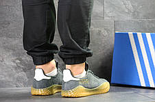 Чоловічі кросівки Adidas Kamanda,замшеві,сірі 43р, фото 2
