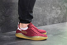 Чоловічі кросівки Adidas Kamanda,замшеві,бордові 44р, фото 2