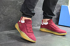 Чоловічі кросівки Adidas Kamanda,замшеві,бордові 44р, фото 3