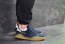 Чоловічі кросівки Adidas Kamanda,замшеві,темно сині 44р, фото 2