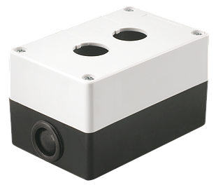 Корпус КП102 для кнопок 2 місця білий IEK