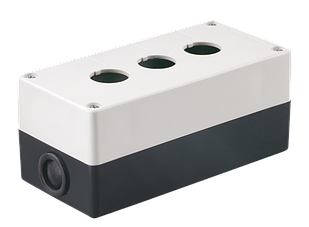 Корпус КП103 для кнопок 3 місця білий IEK