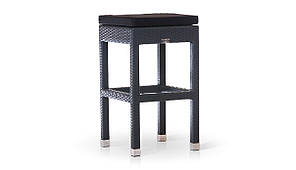 Стул барний Шервуд Максі без текстиля, рам сталевий позов, ротанг Графіт (Terico ТМ)