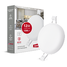 Світильник точковий Maxus SP edge 12W 4100K 1-MSP-1241-C