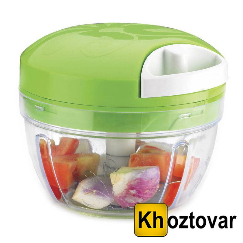 Ручний подрібнювач овочів і фруктів Nicer Dicer Plus Speedy Chopper, фото 1
