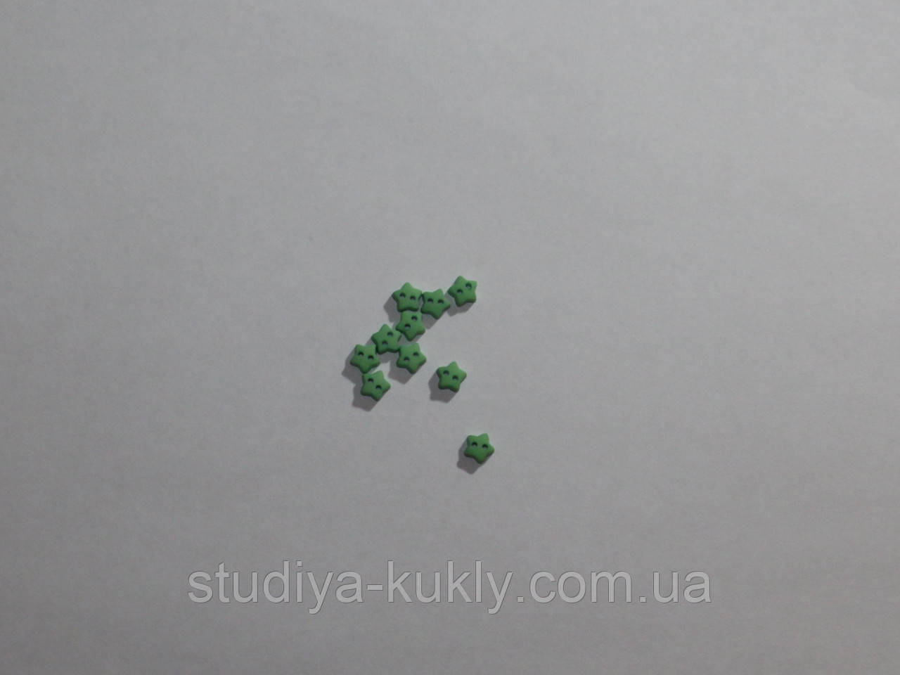 Гудзики для ляльок мікро-міні, зірочки, №18, фото 1