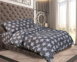 Півтораспальний постільний комплект - Зорі на сірому