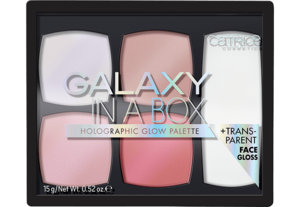 Catrice Палетка хайлайтерів Galaxy in a box holographic glow palette