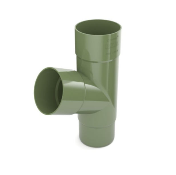 Трійник труби BRYZA 90мм, Зелений RAL 6020