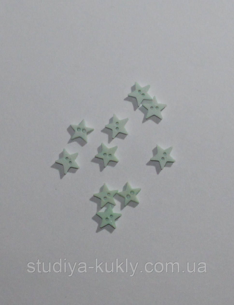 Гудзики для ляльок міні, зірочки №1, фото 1