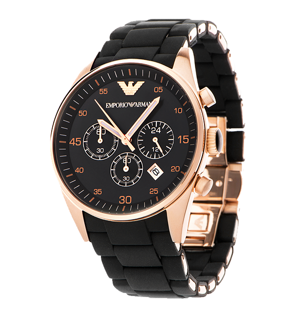 Наручные часы в стиле Emporio Armani ( black)