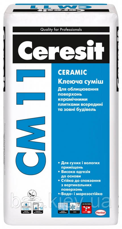 Клеюча суміш Ceresit CM 11 Ceramic, 25 кг