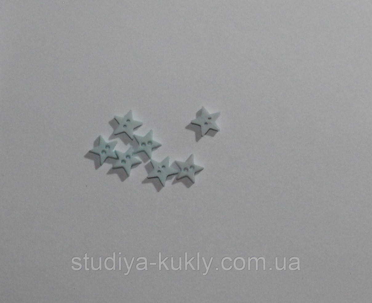Гудзики для ляльок міні, зірочки №8, фото 1