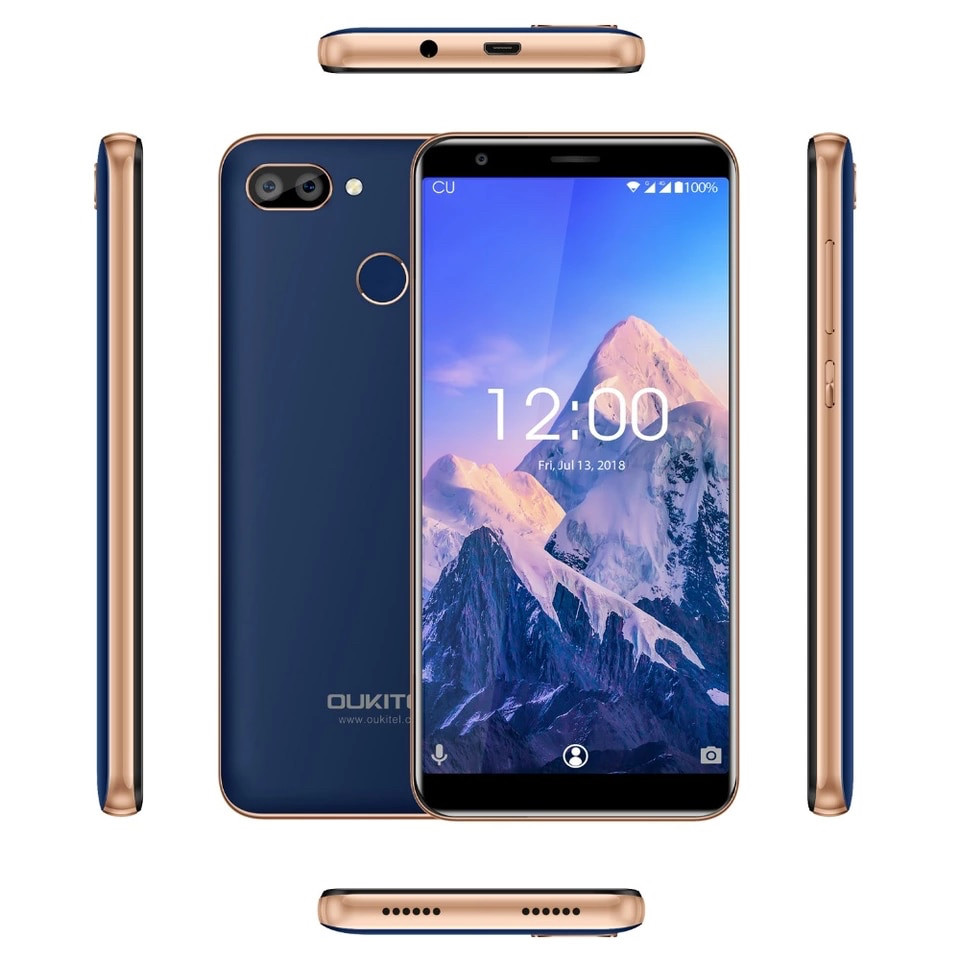 Смартфон Oukitel C11 Blue 5.5" 1/8Gb 3400mAh Android 8.1 + Бампер! - фото 5 - id-p880478535