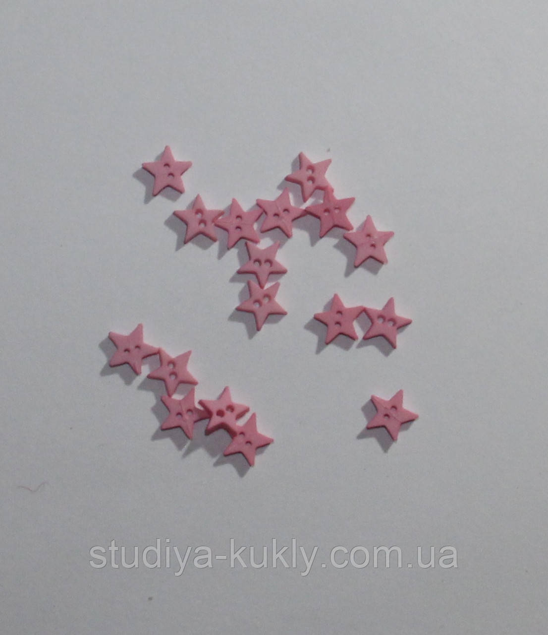 Гудзики для ляльок міні, зірочки №9, фото 1