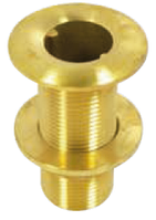 Латуннабортовий прохід із повною різзю, для монтажу крізь корпус