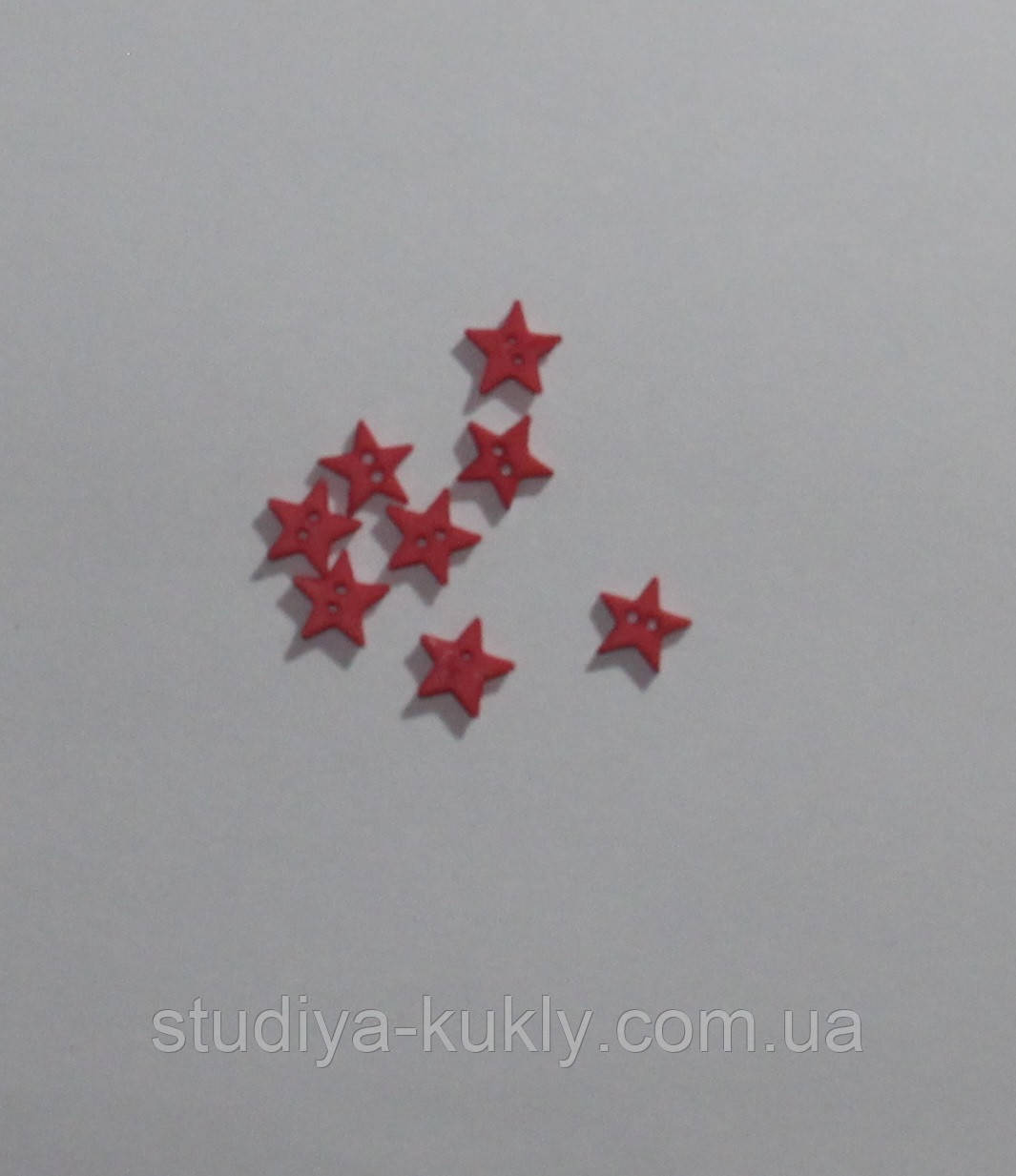 Гудзики для ляльок міні, зірочки №13, фото 1