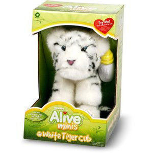 Інтерактивна м'яка міні-іграшка - білий тигр Wow Wee