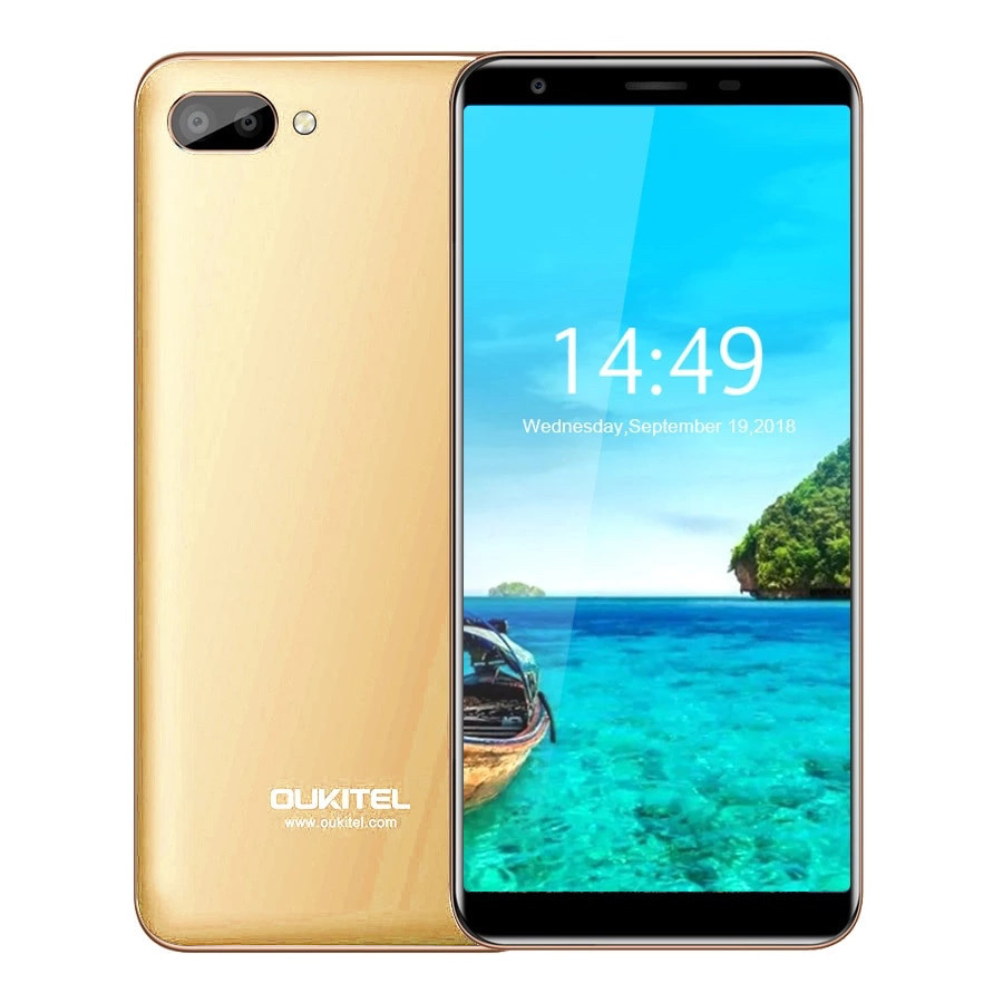 Смартфон Oukitel C11 Gold 5.5" 1/8Gb 3400mAh Android 8.1 + Бампер! - фото 8 - id-p880518031