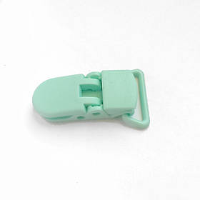 Кліпса пластикова для пустушки, м'ята