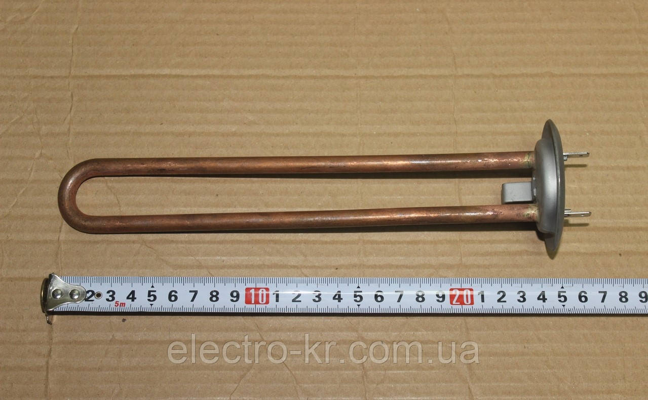 Тен 700вт МІДНИЙ для водонагрівача ТЕРМЕКС (фланець 63мм), з кріплення під анод М4 [KAWAI], фото 1