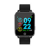 Фітнес браслет Lemfo X9 Metal із сенсорним екраном і вологозахистом IP68 (Чорний), фото 5