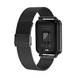 Фітнес браслет Lemfo X9 Metal із сенсорним екраном і вологозахистом IP68 (Чорний), фото 6