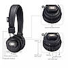 Бездротові Bluetooth-стерео навушники NIA X5SP з МР3, FM і колонкою Чорний, фото 3