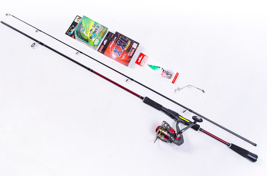Набір спінінг "Bratfishing" JUKON +котушка 2000 + Подарунок!, фото 1